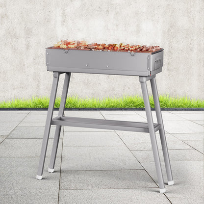 Grillz 60cm BBQ Grill Charcoal Smoker Portable Barbecue