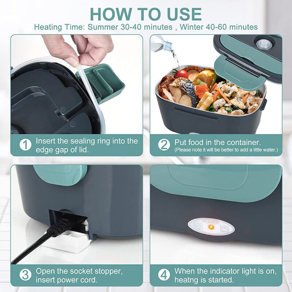 Portable Electric Lunch Box Food Warmer